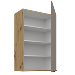 Casa si Gradina - Mobilier - Comode si corpuri - Corpuri bucatarie - Dulapior superior, sandgrau/stejar artisan, FRISBO 60 G-90 1F - Infinity.ro