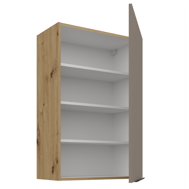 Casa si Gradina - Mobilier - Comode si corpuri - Corpuri bucatarie - Dulapior superior, sandgrau/stejar artisan, FRISBO 60 G-90 1F - Infinity.ro