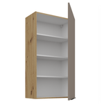 Casa si Gradina - Mobilier - Comode si corpuri - Corpuri bucatarie - Dulapior superior, sandgrau/stejar artisan, FRISBO 60 G-108 1F - Infinity.ro