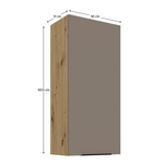 Casa si Gradina - Mobilier - Comode si corpuri - Corpuri bucatarie - Dulapior superior, sandgrau/stejar artisan, FRISBO 50 G-108 1F - Infinity.ro