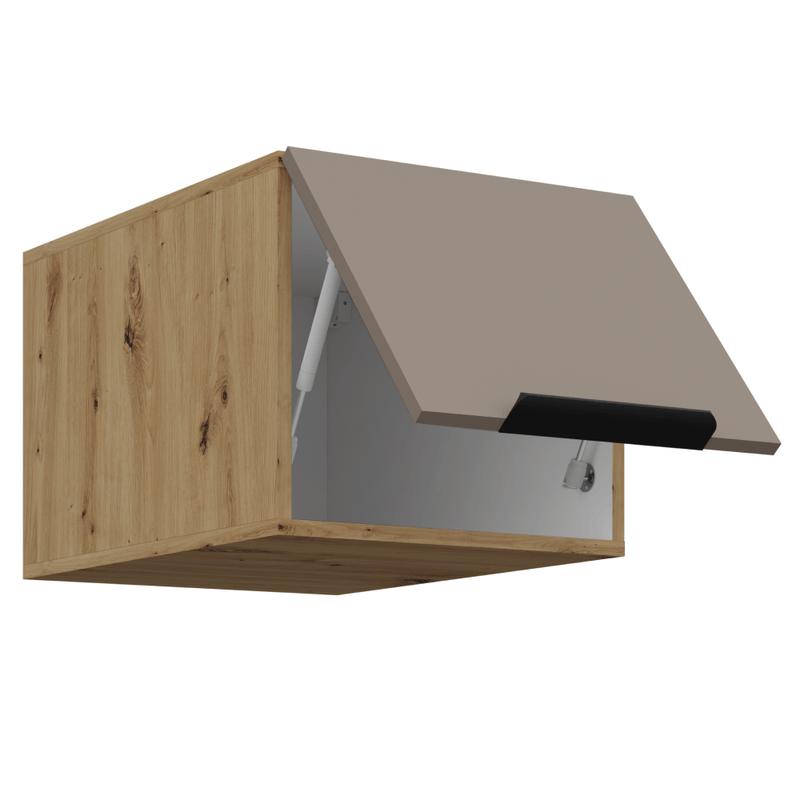Casa si Gradina - Mobilier - Comode si corpuri - Corpuri bucatarie - Dulapior superior, sandgrau/stejar artisan, FRISBO 40 NAGU-36 1F - Infinity.ro