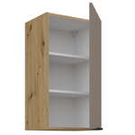 Casa si Gradina - Mobilier - Comode si corpuri - Corpuri bucatarie - Dulapior superior, sandgrau/stejar artisan, FRISBO 40 G-72 1F - Infinity.ro