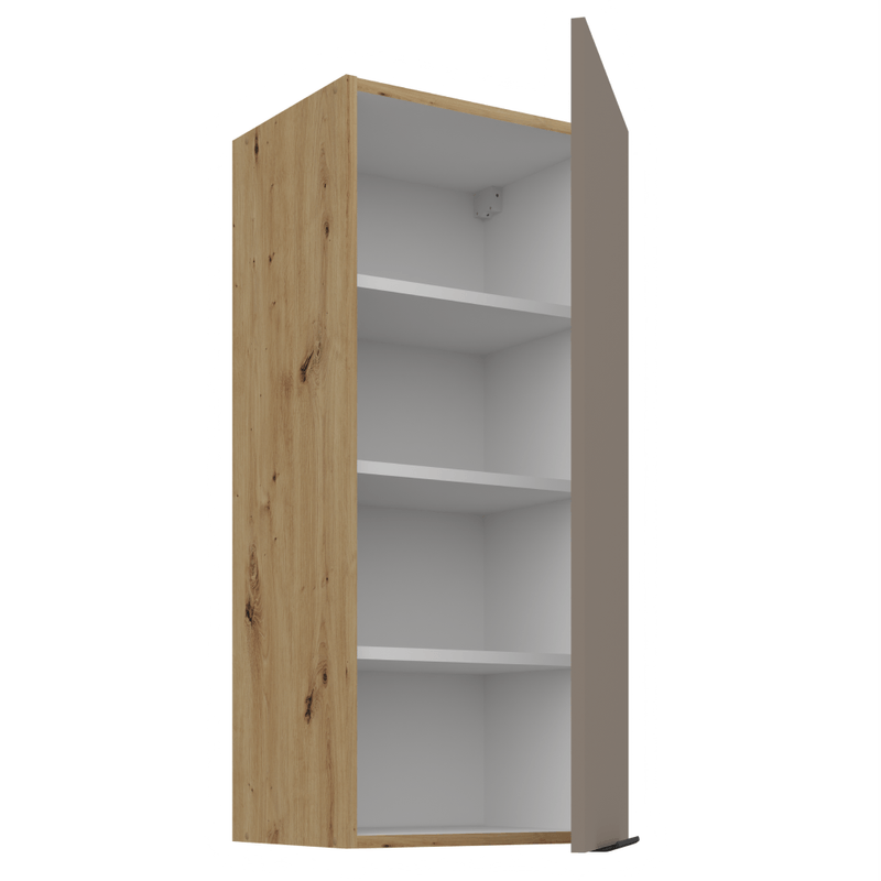 Casa si Gradina - Mobilier - Comode si corpuri - Corpuri bucatarie - Dulapior superior, sandgrau/stejar artisan, FRISBO 40 G-90 1F - Infinity.ro