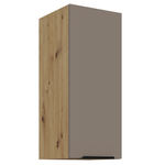 Casa si Gradina - Mobilier - Comode si corpuri - Corpuri bucatarie - Dulapior superior, sandgrau/stejar artisan, FRISBO 30 G-72 1F - Infinity.ro