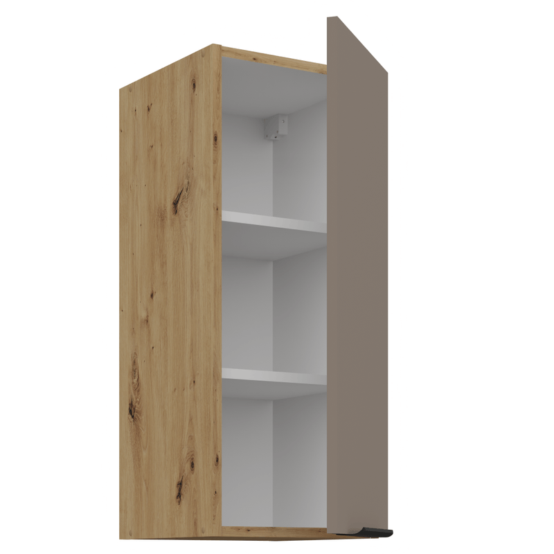 Casa si Gradina - Mobilier - Comode si corpuri - Corpuri bucatarie - Dulapior superior, sandgrau/stejar artisan, FRISBO 30 G-72 1F - Infinity.ro