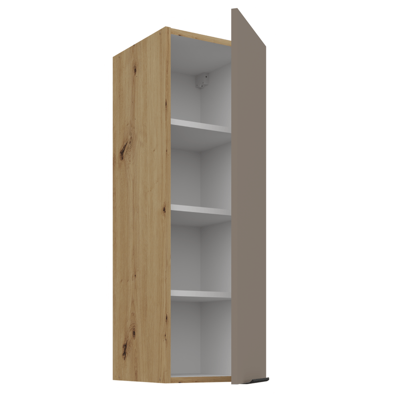 Casa si Gradina - Mobilier - Comode si corpuri - Corpuri bucatarie - Dulapior superior, sandgrau/stejar artisan, FRISBO 30 G-90 1F - Infinity.ro