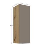 Casa si Gradina - Mobilier - Comode si corpuri - Corpuri bucatarie - Dulapior superior, sandgrau/stejar artisan, FRISBO 30 G-90 1F - Infinity.ro