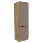 Casa si Gradina - Mobilier - Comode si corpuri - Corpuri bucatarie - Dulapior inalt, sandgrau/stejar artisan, FRISBO 60 DK-210 2F - Infinity.ro
