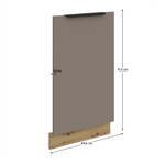 Casa si Gradina - Mobilier - Comode si corpuri - Corpuri bucatarie - Usa pentru masina de spalat vase, sandgrau/stejar artisan, FRISBO ZM 713x446 - Infinity.ro