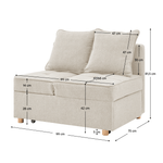 Casa si Gradina - Mobilier - Canapele si coltare - Canapele - Canapea extensibila, bej, OSVALDO - Infinity.ro