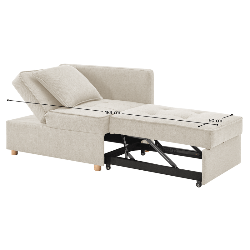 Casa si Gradina - Mobilier - Canapele si coltare - Canapele - Canapea extensibila, bej, OSVALDO - Infinity.ro