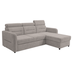 Casa si Gradina - Mobilier - Canapele si coltare - Coltare - Set de canapea universala, bej-gri Taupe, GILESA ROH L - Infinity.ro