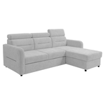Casa si Gradina - Mobilier - Canapele si coltare - Coltare - Set de canapea universala, gri deschis, GILESA ROH L - Infinity.ro