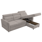 Casa si Gradina - Mobilier - Canapele si coltare - Coltare - Set de canapea universala, bej-gri Taupe, GILESA ROH L - Infinity.ro