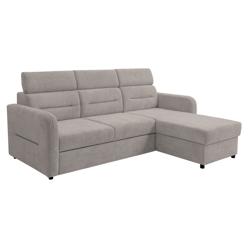 Casa si Gradina - Mobilier - Canapele si coltare - Coltare - Set de canapea universala, bej-gri Taupe, GILESA ROH L - Infinity.ro