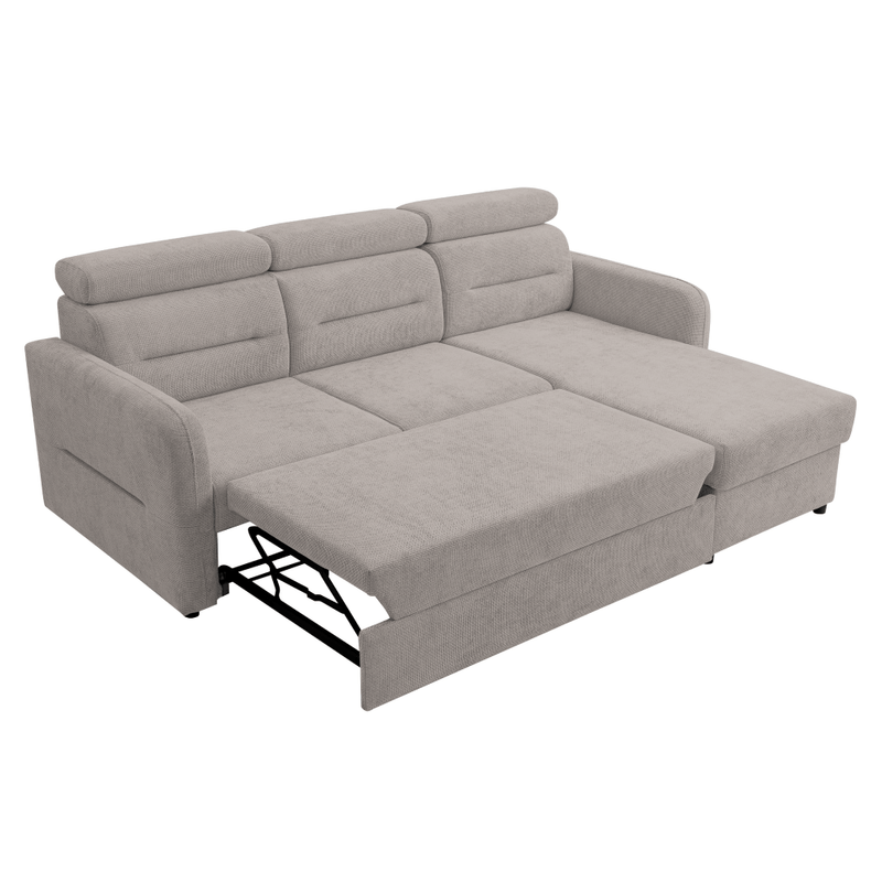 Casa si Gradina - Mobilier - Canapele si coltare - Coltare - Set de canapea universala, bej-gri Taupe, GILESA ROH L - Infinity.ro