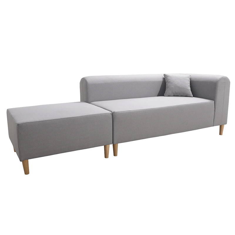 Casa si Gradina - Mobilier - Canapele si coltare - Canapele - Canapea, gri, dreapta, BROKEN NEW - Infinity.ro