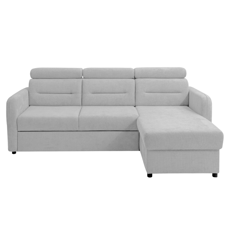 Casa si Gradina - Mobilier - Canapele si coltare - Coltare - Set de canapea universala, gri deschis, GILESA ROH L - Infinity.ro