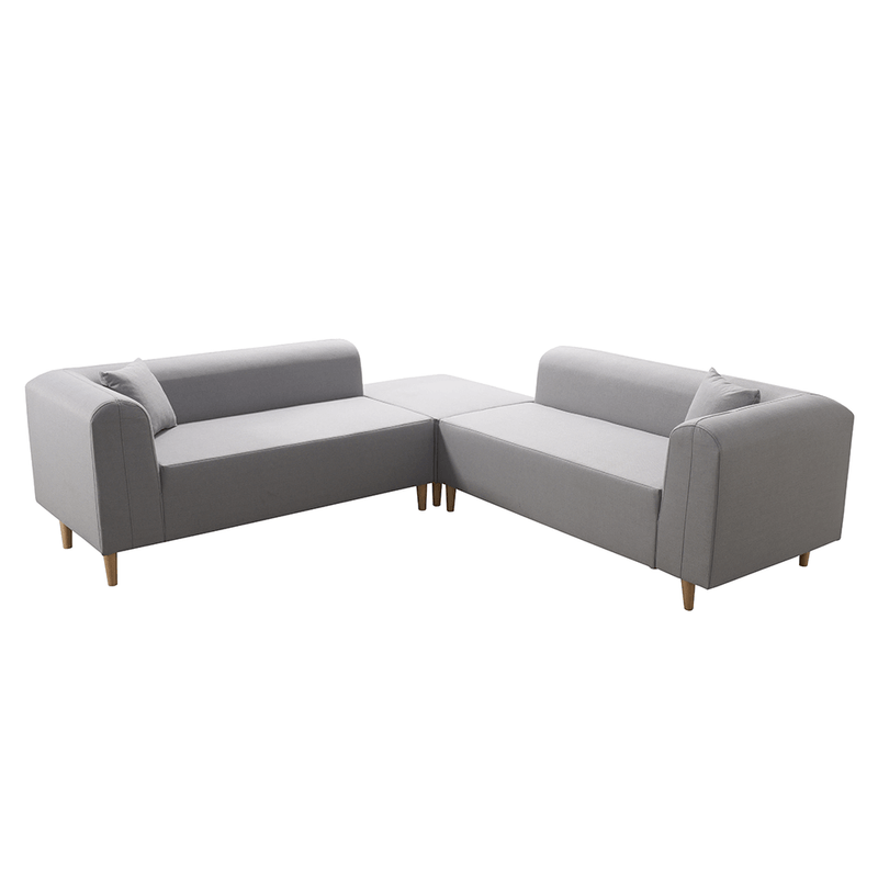 Casa si Gradina - Mobilier - Canapele si coltare - Canapele - Canapea, gri, dreapta, BROKEN NEW - Infinity.ro