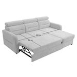 Casa si Gradina - Mobilier - Canapele si coltare - Coltare - Set de canapea universala, gri deschis, GILESA ROH L - Infinity.ro