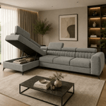 Casa si Gradina - Mobilier - Canapele si coltare - Coltare - Set de canapea de colt, gri, pe stanga, PONTI MAXI ROH - Infinity.ro