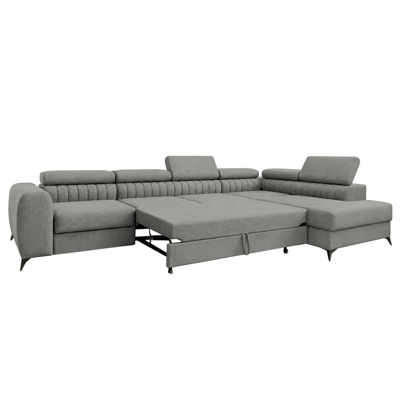 Casa si Gradina - Mobilier - Canapele si coltare - Coltare - Set de canapea de colt, gri, pe dreapta, PONTI MAXI ROH - Infinity.ro