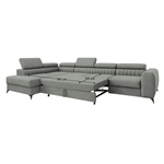 Casa si Gradina - Mobilier - Canapele si coltare - Coltare - Set de canapea de colt, gri, pe stanga, PONTI MAXI ROH - Infinity.ro