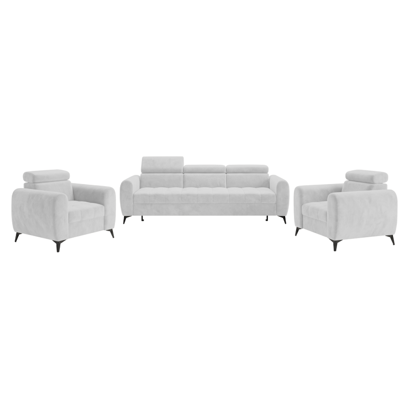 Casa si Gradina - Mobilier - Canapele si coltare - Canapele - Canapea extensibila cu 3 locuri, gri deschis, BARELO - Infinity.ro