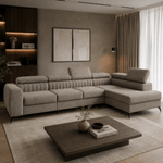 Casa si Gradina - Mobilier - Canapele si coltare - Coltare - Set de canapea de colt, maro, pe dreapta, PONTI MAXI ROH - Infinity.ro
