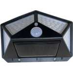 Casa si Gradina - Corpuri si surse de iluminat - Iluminat exterior - Lampi solare - Lampa cu incarcare solara, cu senzori de amurg, miscare si lumina, 3 trepte de iluminare, 100 x LED - Infinity.ro