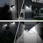 Casa si Gradina - Corpuri si surse de iluminat - Iluminat exterior - Lampi solare - Set 2 Lampi Solare cu Panou si Acumulator Calitate cu 100 Led / Lumina Alba si 270 Grade Raza Senzor de Miscare - Infinity.ro
