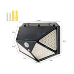 Casa si Gradina - Corpuri si surse de iluminat - Iluminat exterior - Lampi solare - Set 2 lampi lumina solara de gradina cu 100 led rezistente la intemperii - Infinity.ro
