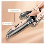 Ingrijire personala si Cosmetice - Aparate & accesorii ingrijire personala - Hair styling - Ondulatoare - Ondulator Triplu de Par cu Invelis Ceramic, Ioni Negativi, Reglaj Automat, Design Modern - Infinity.ro