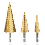 Casa si Gradina - Constructii - Scule electrice si accesorii - Seturi si accesorii pentru gaurit si insurubat - Set 3x Freze conice, pentru gaurire in trepte, 4x132 mm - Infinity.ro