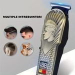 Ingrijire personala si Cosmetice - Aparate & accesorii ingrijire personala - Aparate de ras si tuns - Aparate de tuns - Masina Tuns, Profesionala, Capilar Barba, Afisaj Digital, Reincarcabila, Lame Precizie, Accesorii - Infinity.ro