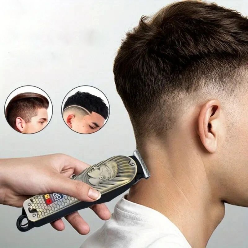 Ingrijire personala si Cosmetice - Aparate & accesorii ingrijire personala - Aparate de ras si tuns - Aparate de tuns - Masina Tuns, Profesionala, Capilar Barba, Afisaj Digital, Reincarcabila, Lame Precizie, Accesorii - Infinity.ro