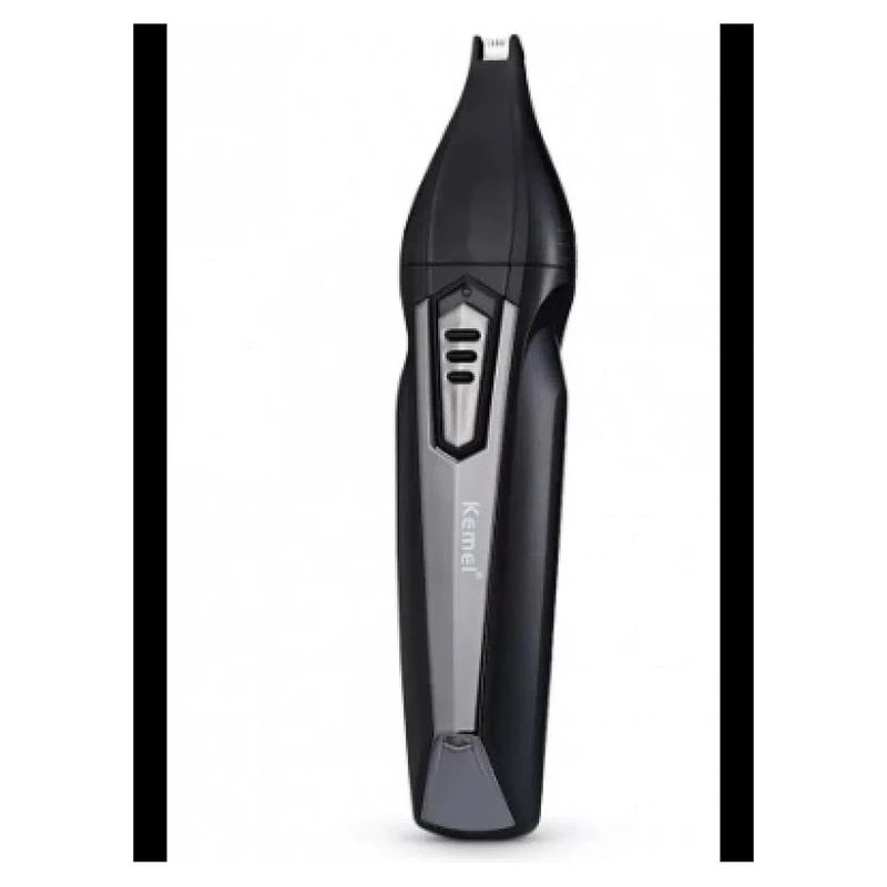 Ingrijire personala si Cosmetice - Aparate & accesorii ingrijire personala - Aparate de ras si tuns - Aparate de tuns - Masina de Tuns Kemei KM 640, Set 8 in 1, Acumulator, Negru - Infinity.ro