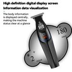 Ingrijire personala si Cosmetice - Aparate & accesorii ingrijire personala - Aparate de ras si tuns - Aparate de tuns - Aparat de Tuns Profesional pentru Contur cu Afisaj LCD si Acumulator, Trimmer fara Fir - Infinity.ro