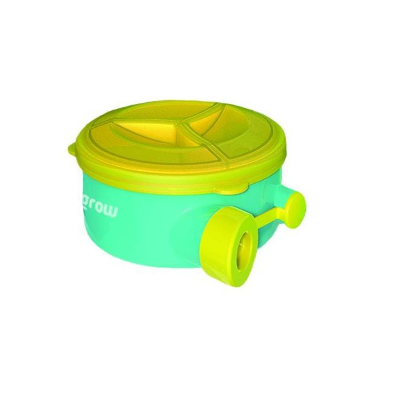 Jucarii, Copii si Bebe - Hrana si alaptare - Biberoane, suzete si accesorii hranire - Articole hranire bebelusi - Recipient lapte praf cu 3 compartimente ,250ml, U-Grow - Infinity.ro