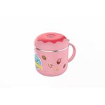 Jucarii, Copii si Bebe - Hrana si alaptare - Biberoane, suzete si accesorii hranire - Cani, pahare si accesorii bebe - Cana termos cu capac roz, 300ml,  U-Grow - Infinity.ro