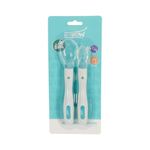 Jucarii, Copii si Bebe - Hrana si alaptare - Biberoane, suzete si accesorii hranire - Articole hranire bebelusi - Set 2 lingurite silicon U-Grow U1154-SPN - Infinity.ro