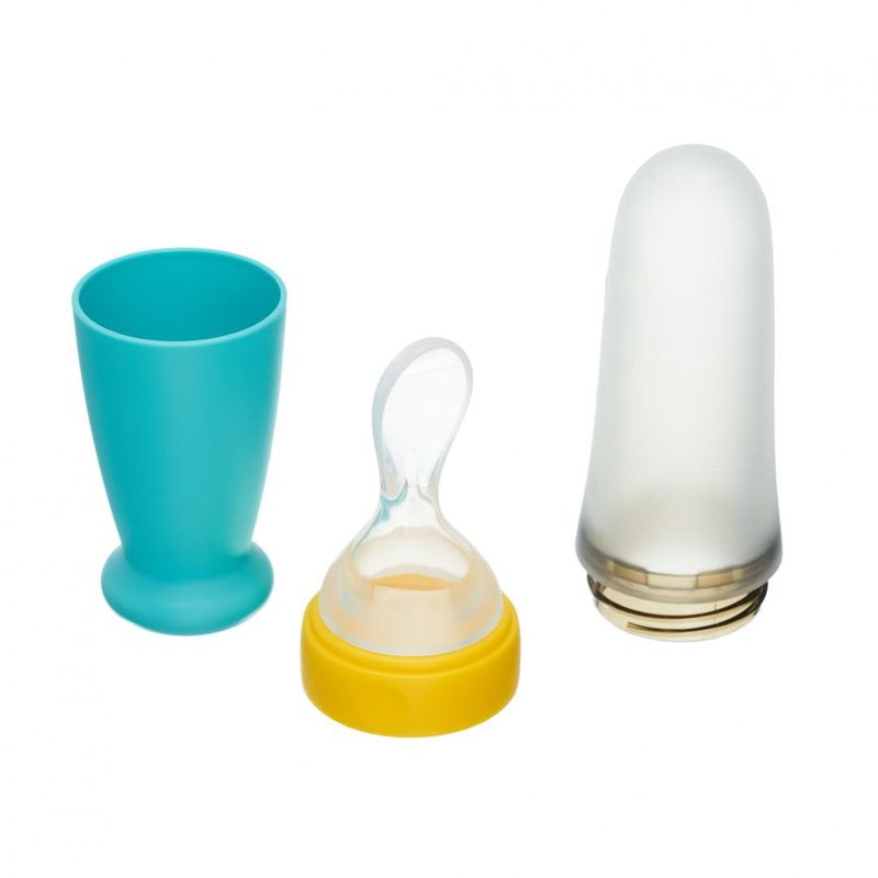 Jucarii, Copii si Bebe - Hrana si alaptare - Biberoane, suzete si accesorii hranire - Articole hranire bebelusi - Lingurita silicon cu rezervor U7509-FSPN, U-Grow - Infinity.ro