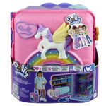 Jucarii, Copii si Bebe - Jucarii si jocuri - Papusi si accesorii - Papusi - Polly Pocket valiza Unicorn - Infinity.ro