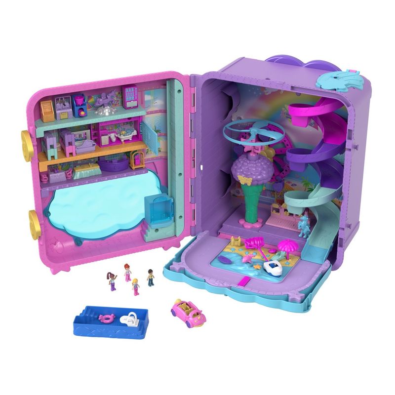 Jucarii, Copii si Bebe - Jucarii si jocuri - Papusi si accesorii - Papusi - Polly Pocket valiza Unicorn - Infinity.ro