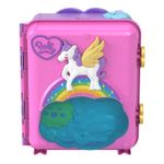 Jucarii, Copii si Bebe - Jucarii si jocuri - Papusi si accesorii - Papusi - Polly Pocket valiza Unicorn - Infinity.ro