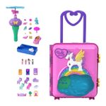 Jucarii, Copii si Bebe - Jucarii si jocuri - Papusi si accesorii - Papusi - Polly Pocket valiza Unicorn - Infinity.ro