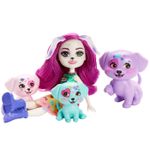 Jucarii, Copii si Bebe - Jucarii si jocuri - Papusi si accesorii - Papusi - Enchantimals City Tails Main Street familia Dessei Dalmatian - Infinity.ro