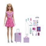 Jucarii, Copii si Bebe - Jucarii si jocuri - Papusi si accesorii - Papusi - Barbie Family and Friends set de calatorie - Infinity.ro