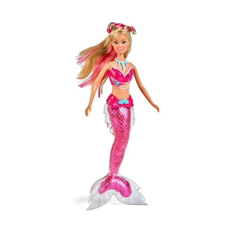 Jucarii, Copii si Bebe - Jucarii si jocuri - Papusi si accesorii - Papusi - Steffi Love sirena cu coada flexibila si delfin 29 cm - Infinity.ro