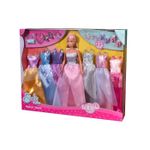 Jucarii, Copii si Bebe - Jucarii si jocuri - Papusi si accesorii - Papusi - Steffi Love set garderoba cu 7 rochii si accesorii - Infinity.ro